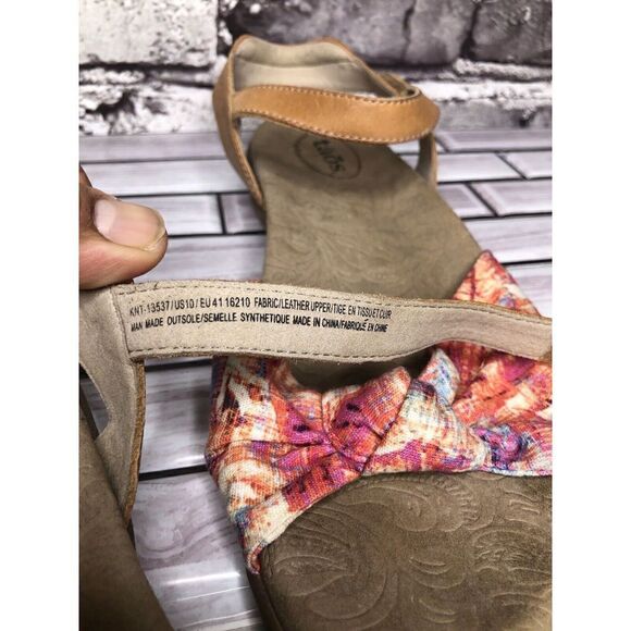 Taos Fabric Knot Ankle Strap Comfort Casual Sandals Women Sz 10M US/41 KNT-13537 - Picture 9 of 15